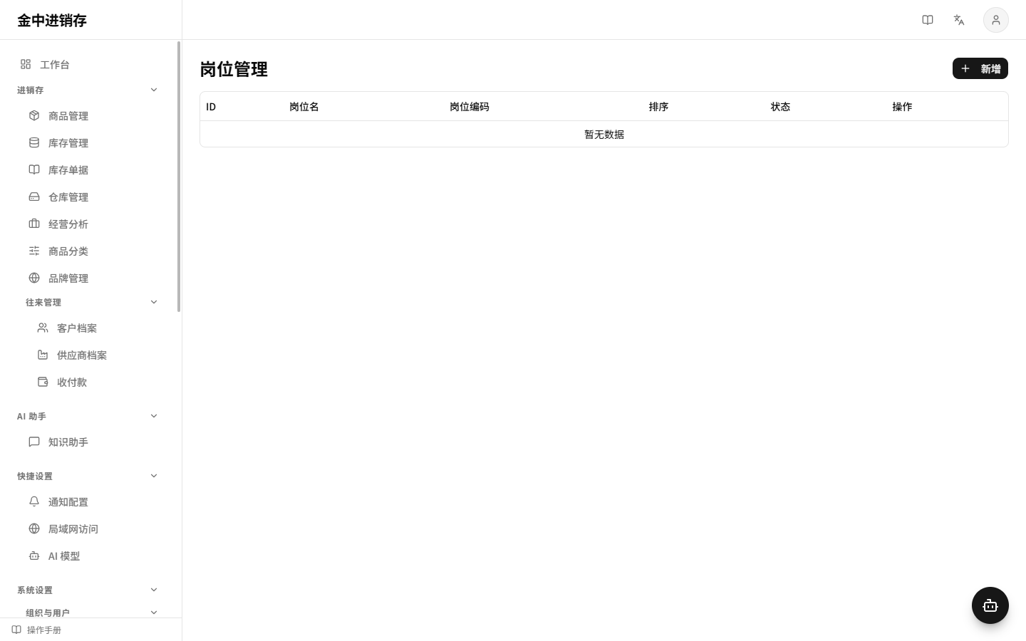 岗位管理